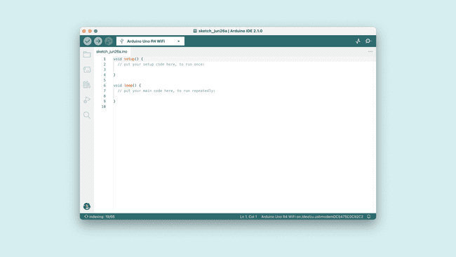 The Arduino IDE.