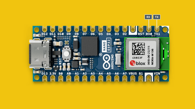 Nano ESP32 UART Pins