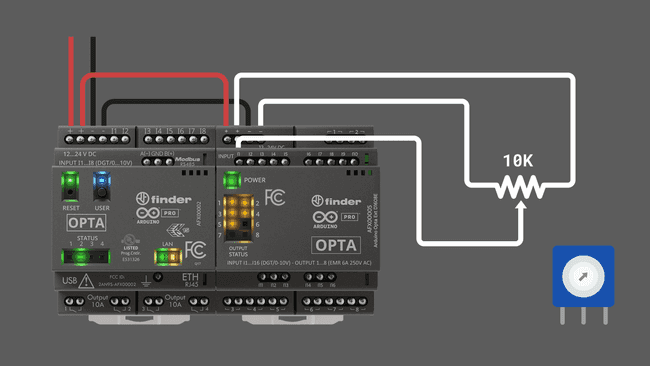 Solution example wiring