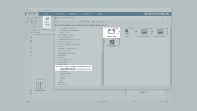 Adding Battery Read Block to Simulink Model