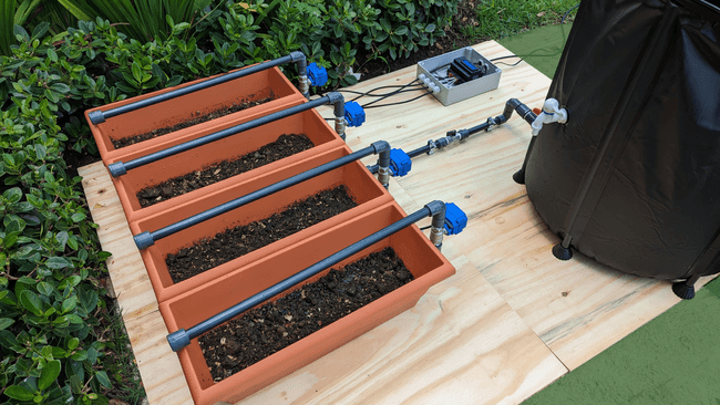 Application Note Overview. Each pot represents one individual irrigation zone capable of watering a crop field