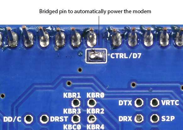 GSM Pin7 bridged