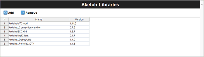 PLC IDE - Required libraries for Arduino Cloud integration