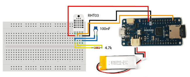 Representation of the circuit.