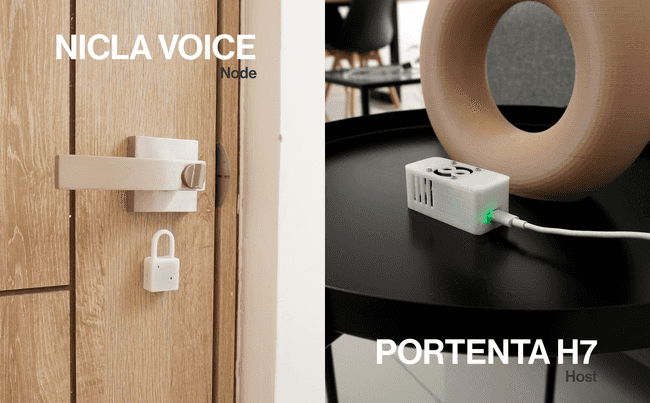 Nicla Voice and Portenta H7 deployment spots